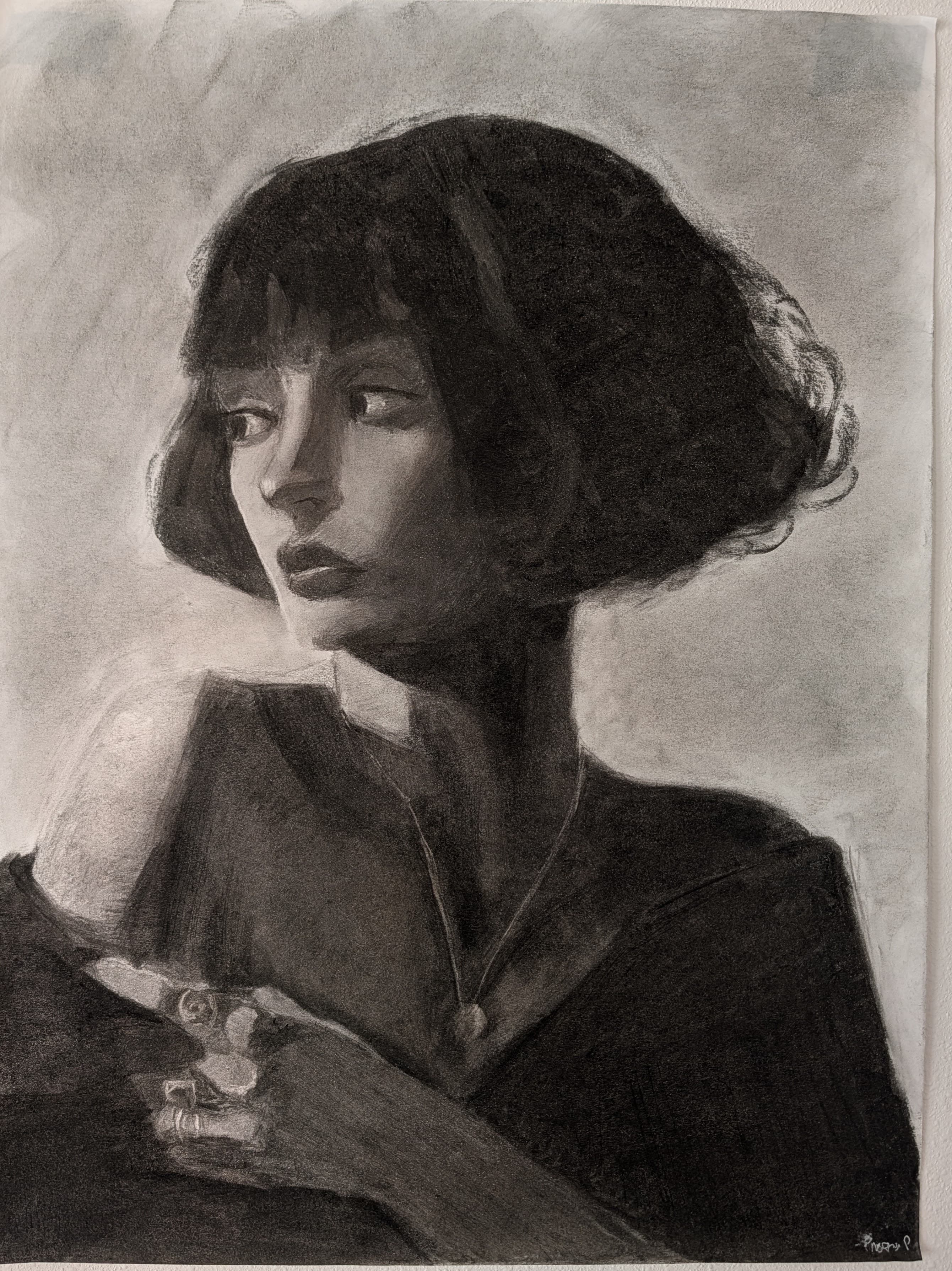 Drawing - Lady in Wonder